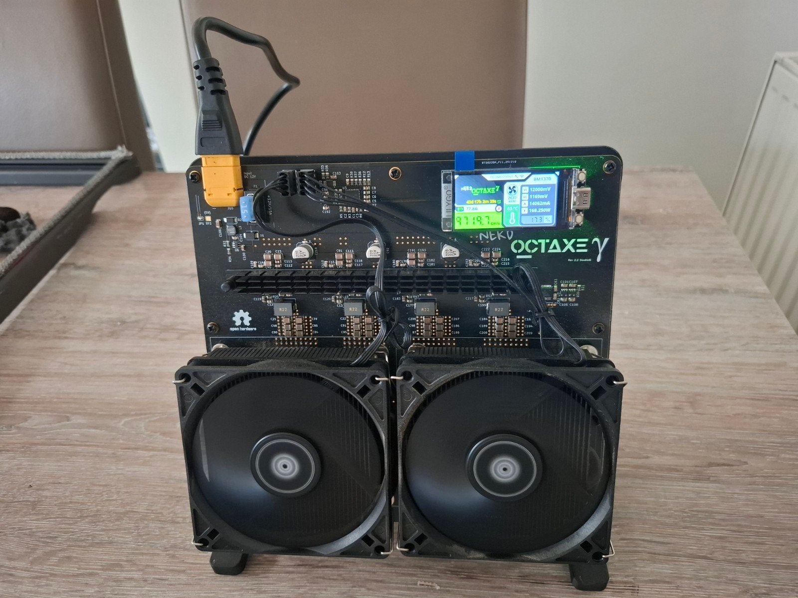 Nerd Octaxe bitcoin miner 9,6tH, Ophalen, Nieuw