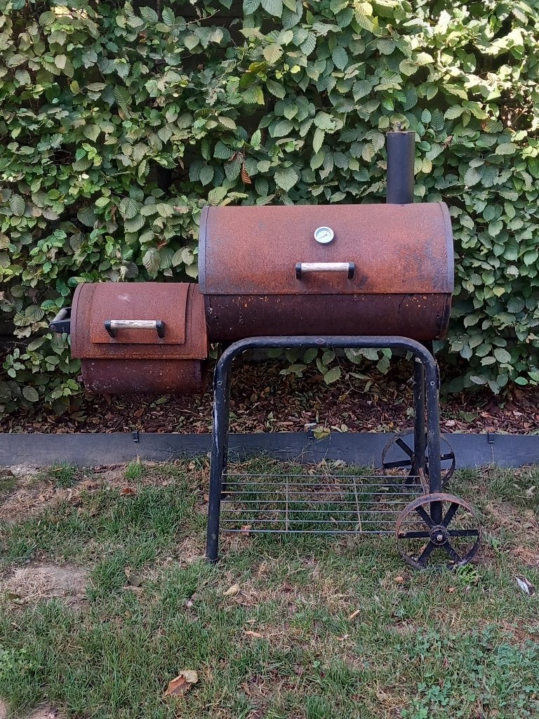 Houtskool BBQ met rookton, Ophalen, Gebruikt