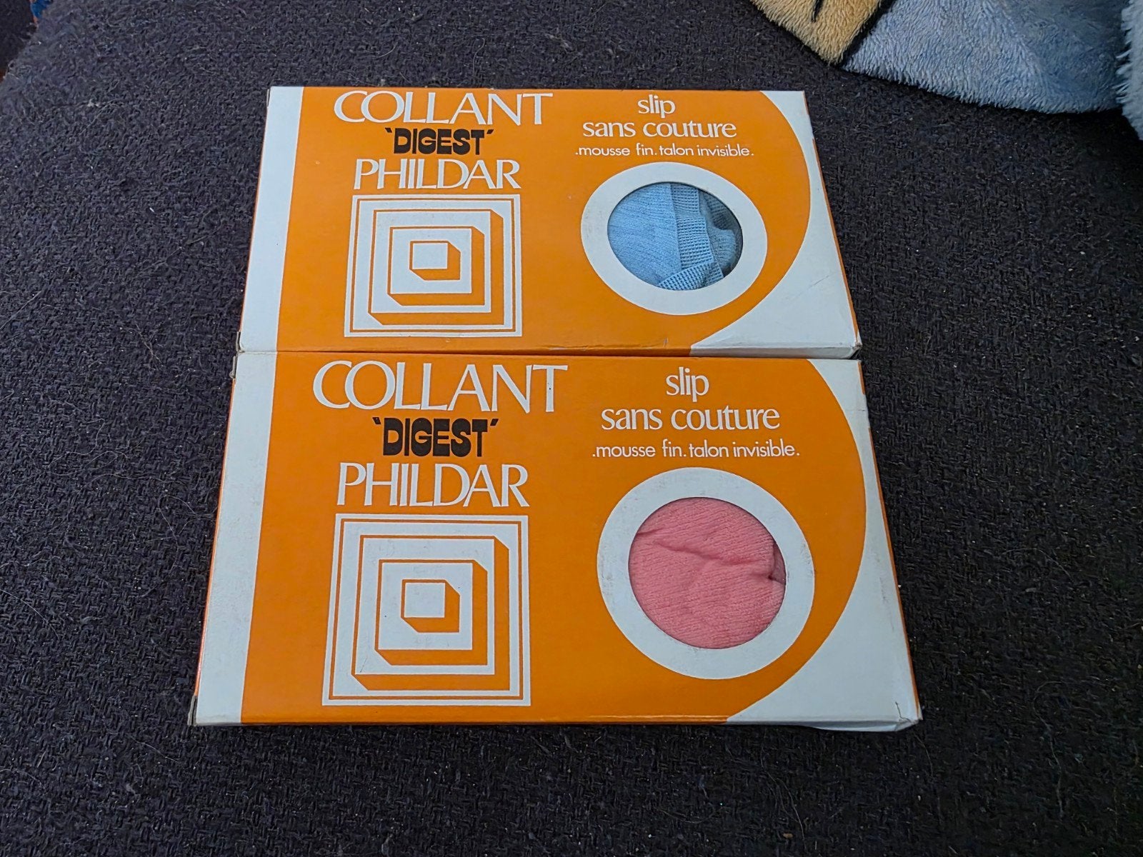 2x Vintage Phildar Collant Digest panty's in originele doos, Kleding | Dames, Leggings, Maillots en Panty's, Nieuw, Panty, Oranje