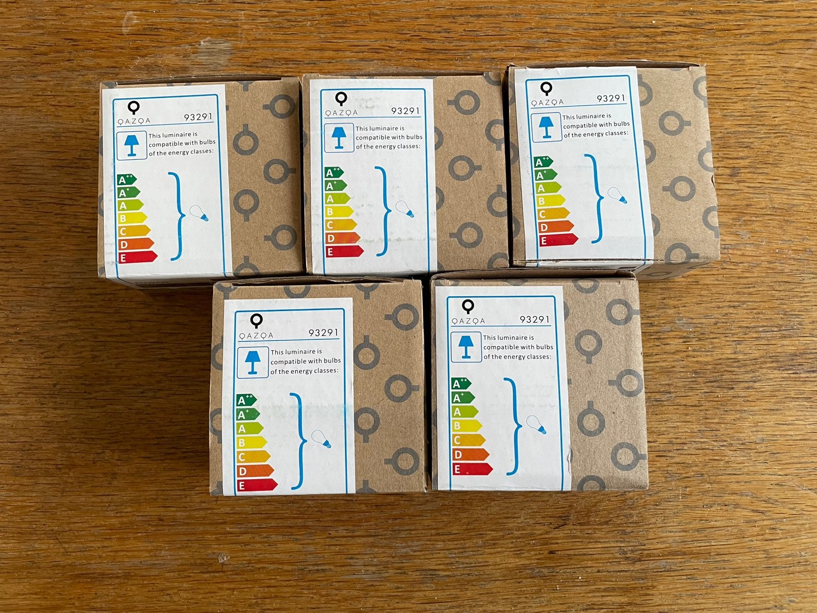 5 nieuwe witte inbouwspots, GU10, Nieuw, Ophalen of Verzenden, Metaal