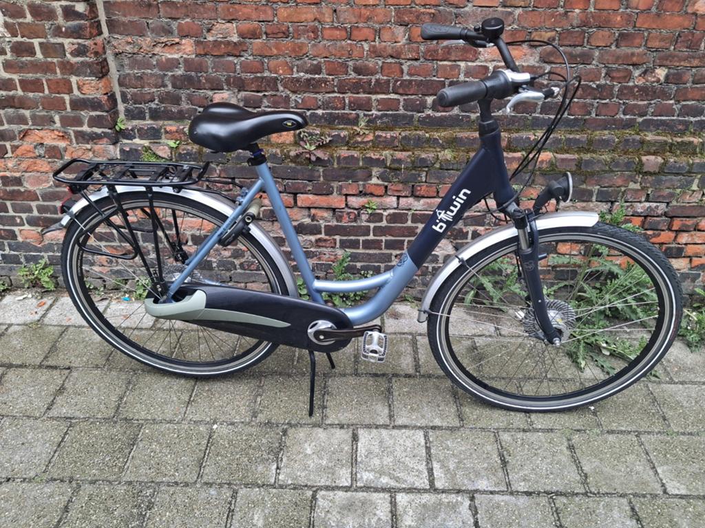 DAMESFIETS B'TWIN IN PERFECTE STAAT !!, Ophalen