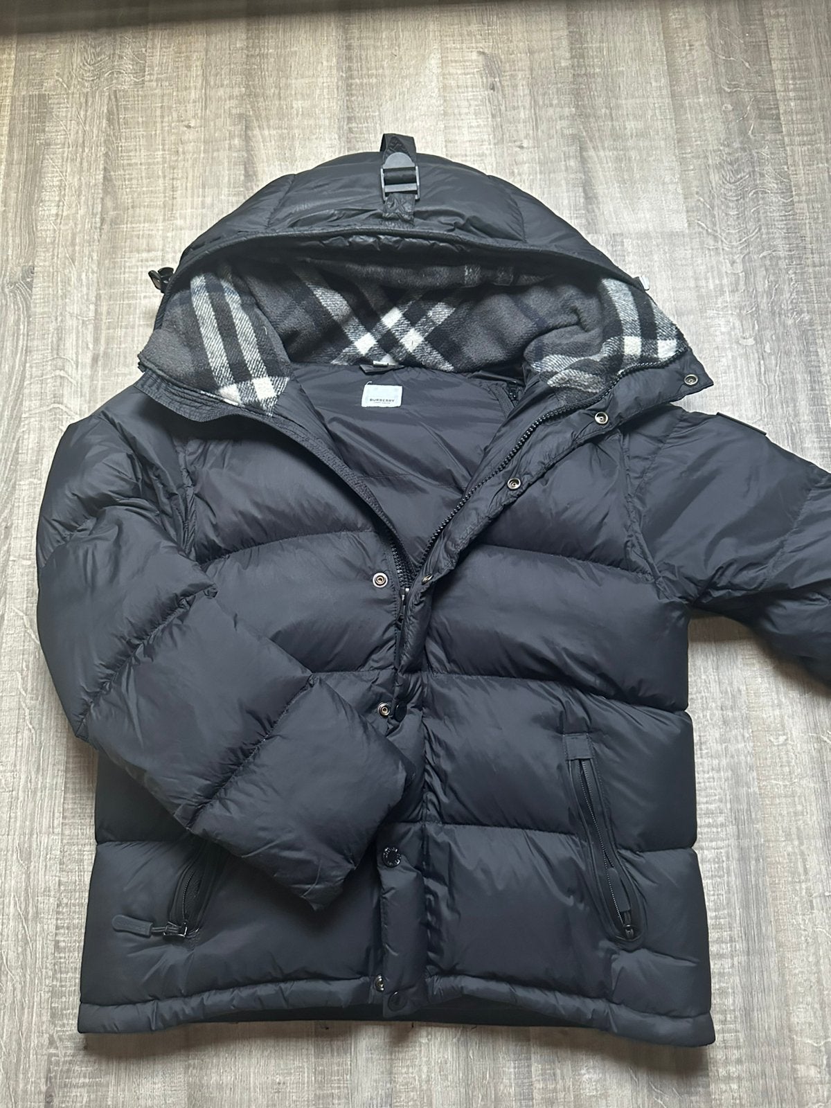 Burberry - Jacket, Kleding | Heren, Jassen | Winter, Ophalen of Verzenden, Zo goed als nieuw, Maat 52/54 (L), Zwart