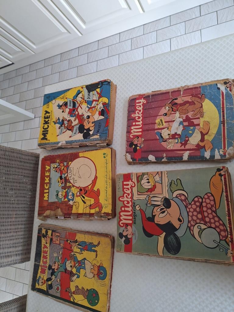 Strips mickey 1952, Ophalen