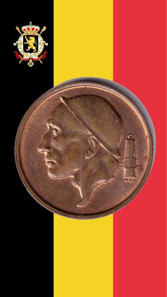 VARIANTE: 50 cents 1977 VL (pomme d'Adam-FDC) - Boudewijn I, Envoi, Monnaie en vrac