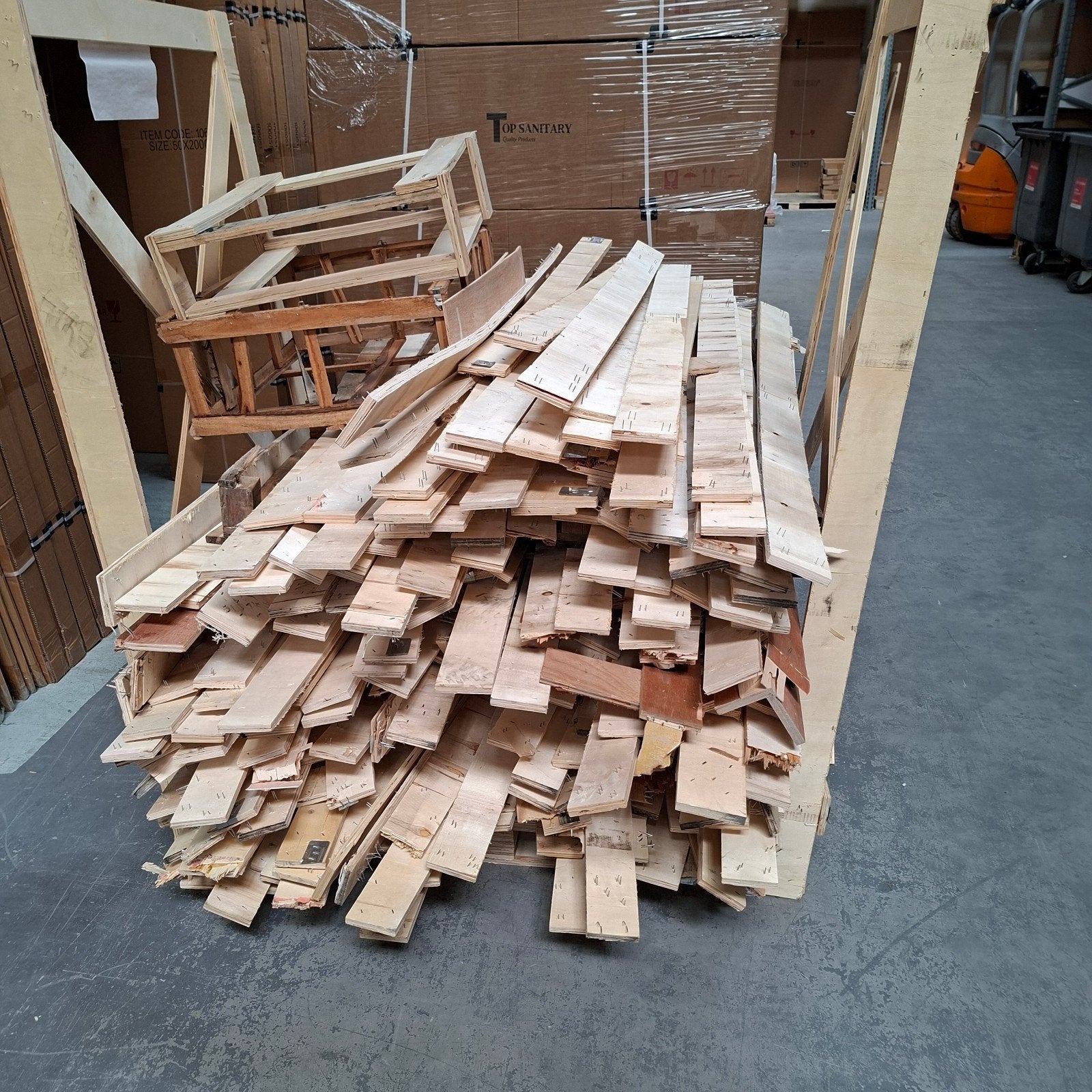 Gebruikte houten latten, afvalhout, brandhout, kachelhout, Tuin en Terras, Brandhout, Minder dan 3 m³, Ophalen