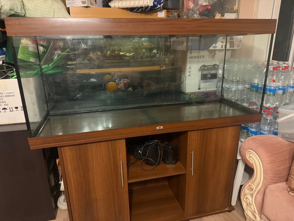 Aguarıum 150/50/65 decoratıe zant alles ik kan je berengen, Ophalen of Verzenden, Zo goed als nieuw
