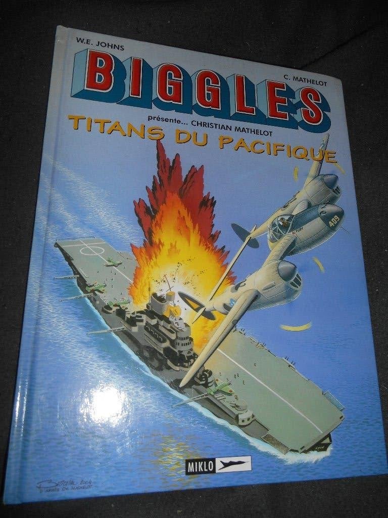 Biggles présente ... 7 eo " Titans du Pacifique", Livres, Enlèvement ou Envoi