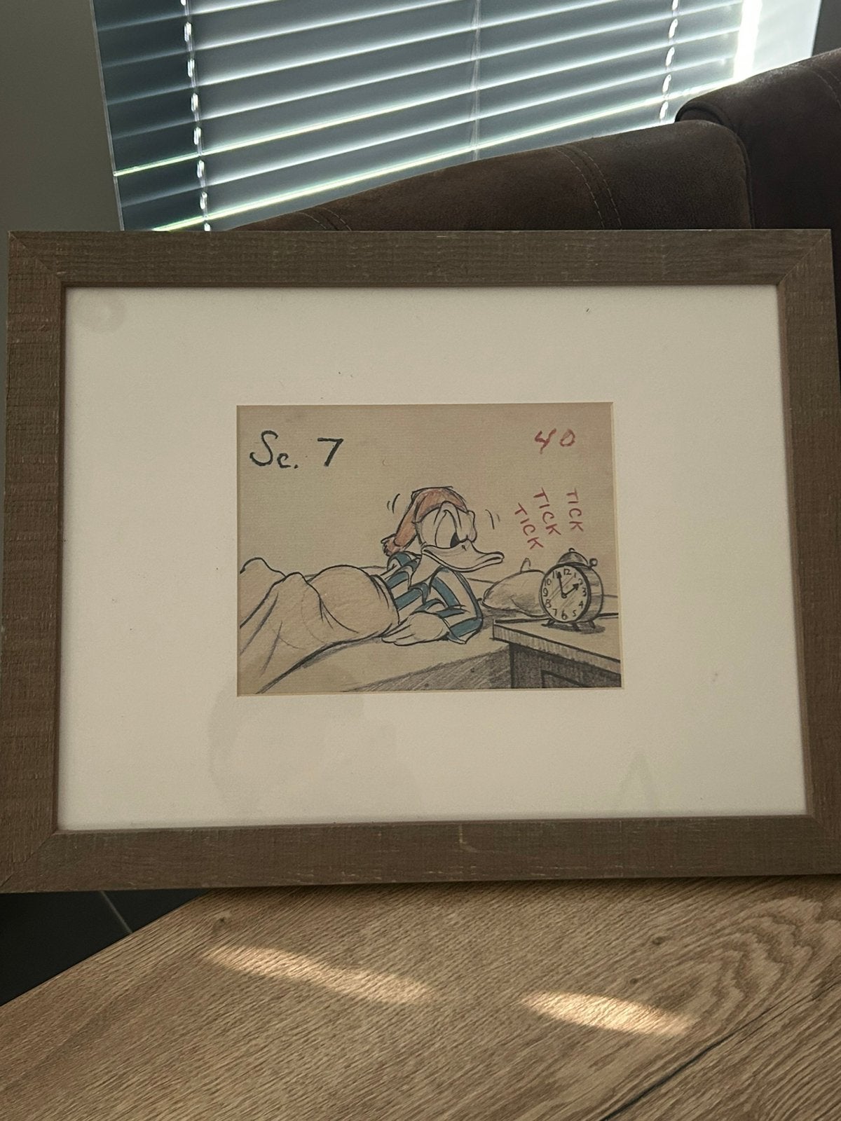 Walt disney sketch early to bed 1940, Antiek en Kunst, Kunst | Tekeningen en Fotografie, Ophalen, Tekening, Print/reproductie
