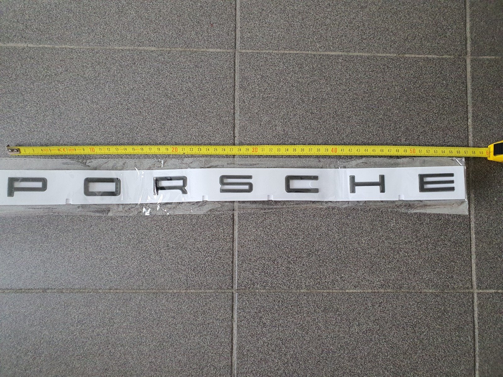 Porsche koffer logo blinkend zwart, Ophalen of Verzenden