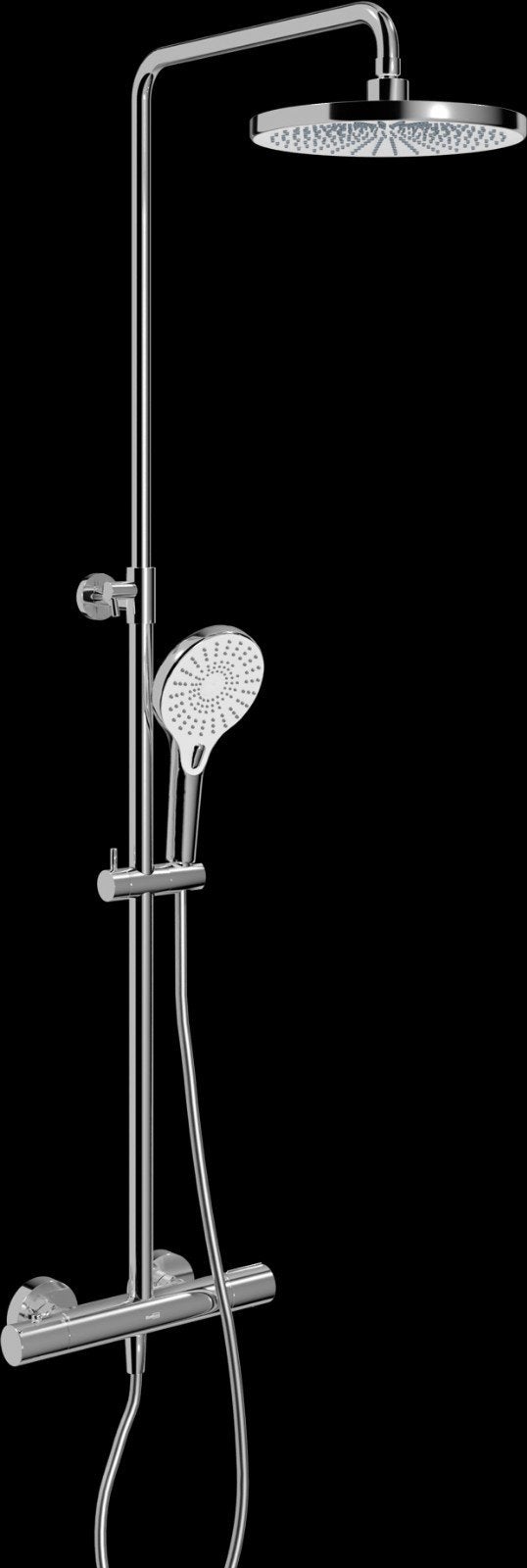 Colonne de douche de pluie Blaufoss Onos neuve, Bricolage & Construction, Sanitaire, Enlèvement, Chrome, Douche