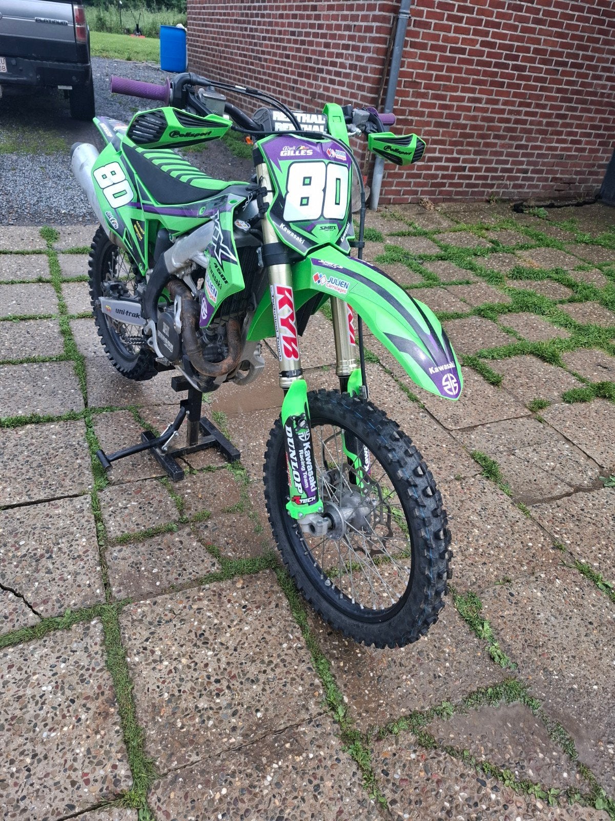 Moto cross  kawasaki 450 2023 et yamaha yz 250 1990 Faire of, Ophalen, Yamaha