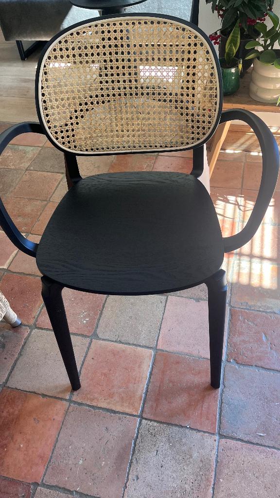 Stoelen, Huis en Inrichting, Stoelen, Ophalen, Zwart, Riet of Rotan, Nieuw