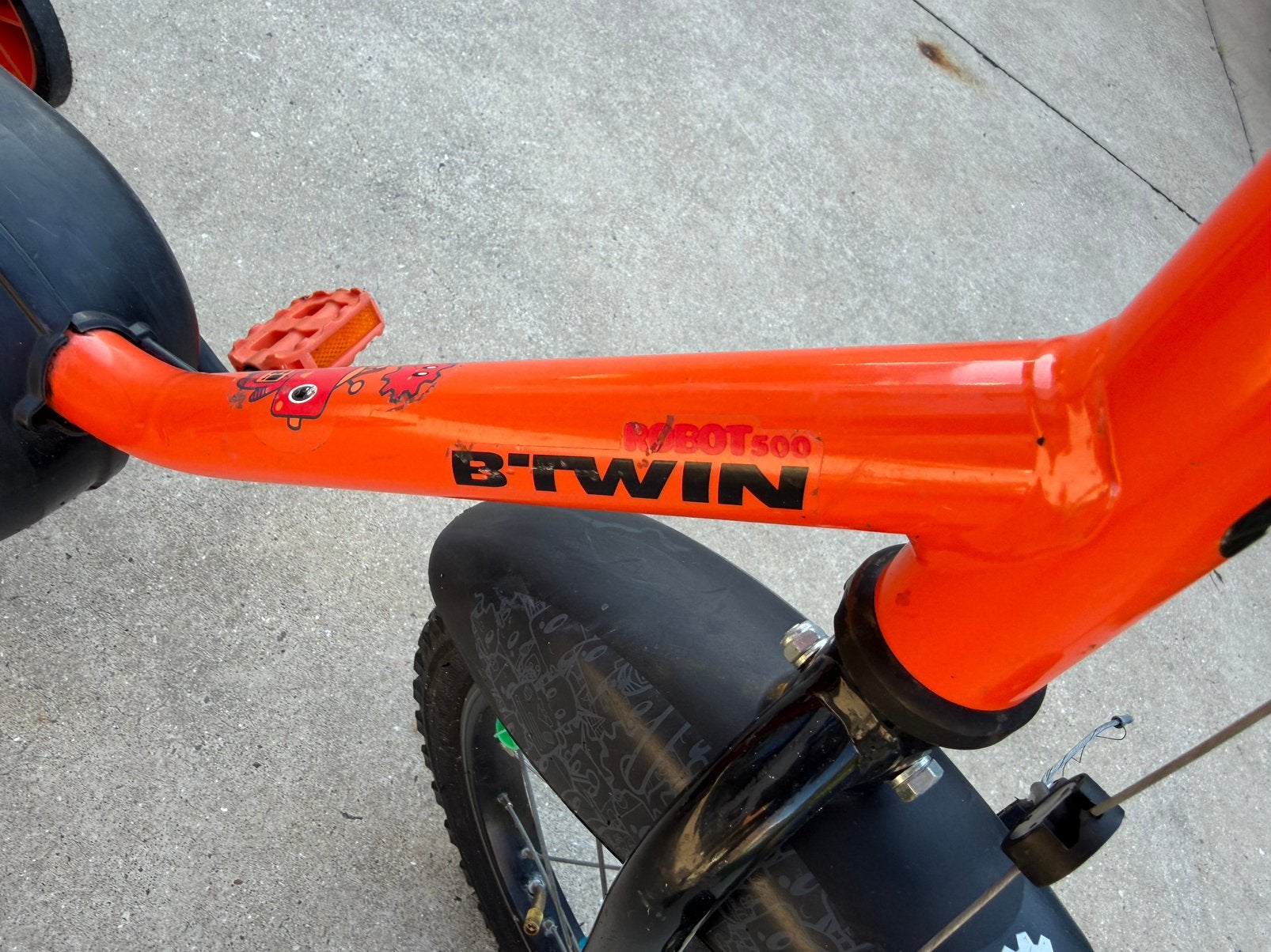 Peuter / kinder fiets 14 INCH 3-5 JAAR, Ophalen, Gebruikt, Minder dan 16 inch, Zijwieltjes