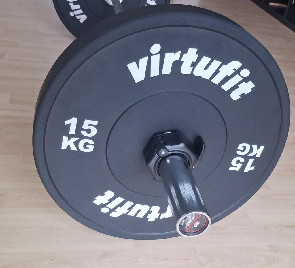 Olympische bar voor bodybuild/fitness 150 cm + 15 kg x2, Sport en Fitness