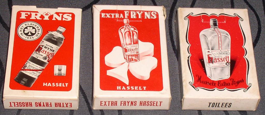 3 kaartboeken Fryns Hasselt, Verzamelen, Biermerken, Ophalen of Verzenden, Gebruikt, Overige typen, Overige merken
