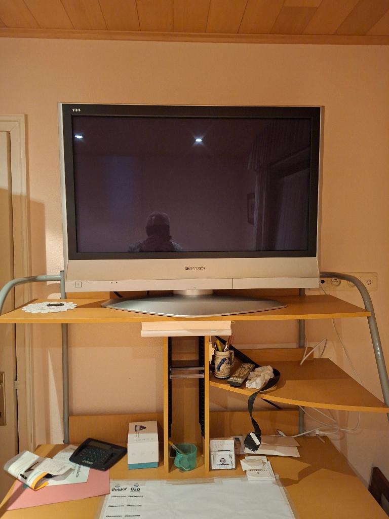 tv grijs, Audio, Tv en Foto, Televisies, Ophalen, Panasonic, HD Ready (720p), 80 tot 100 cm