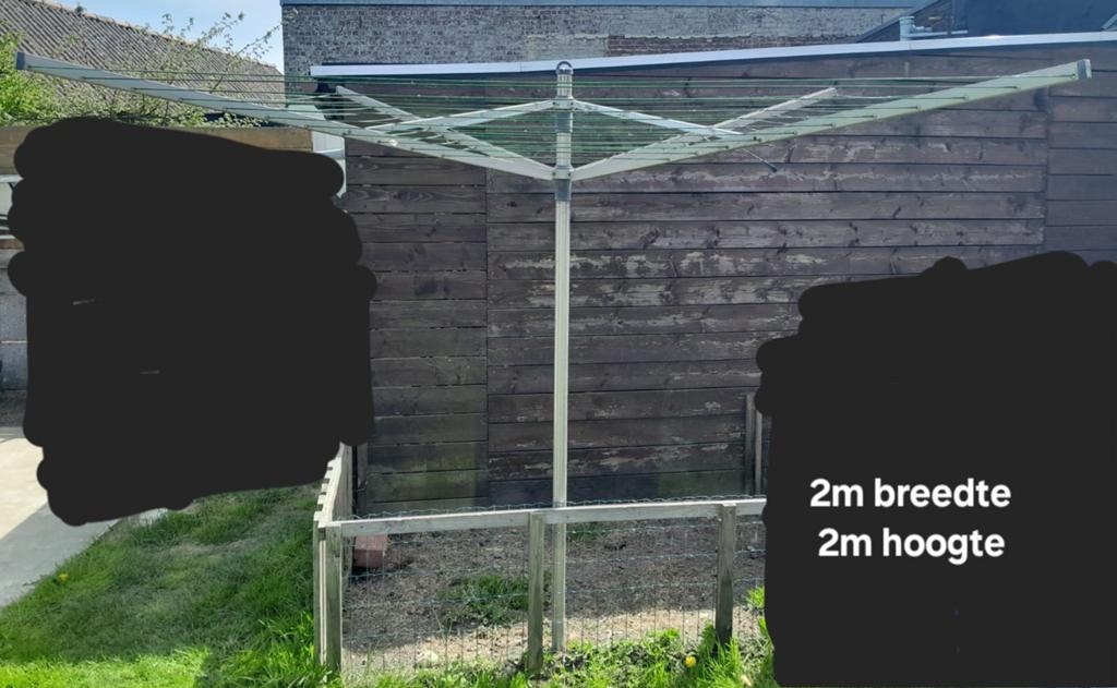 Brabantia droogmolen 60meter lengte draad, Tuin en Terras, Droogmolens en Wasrekken, Ophalen, Droogmolen