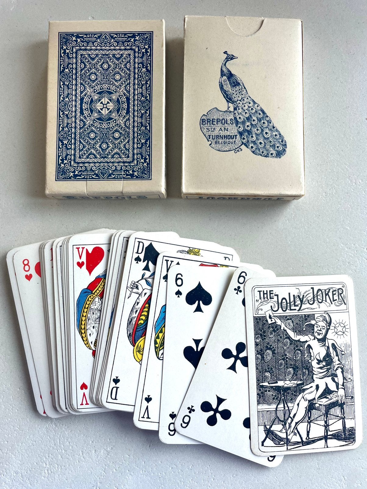 Vintage speelkaarten Brepols Turnhout ‘The Joly Joker’, Ophalen, Nieuw, Speelkaart(en)