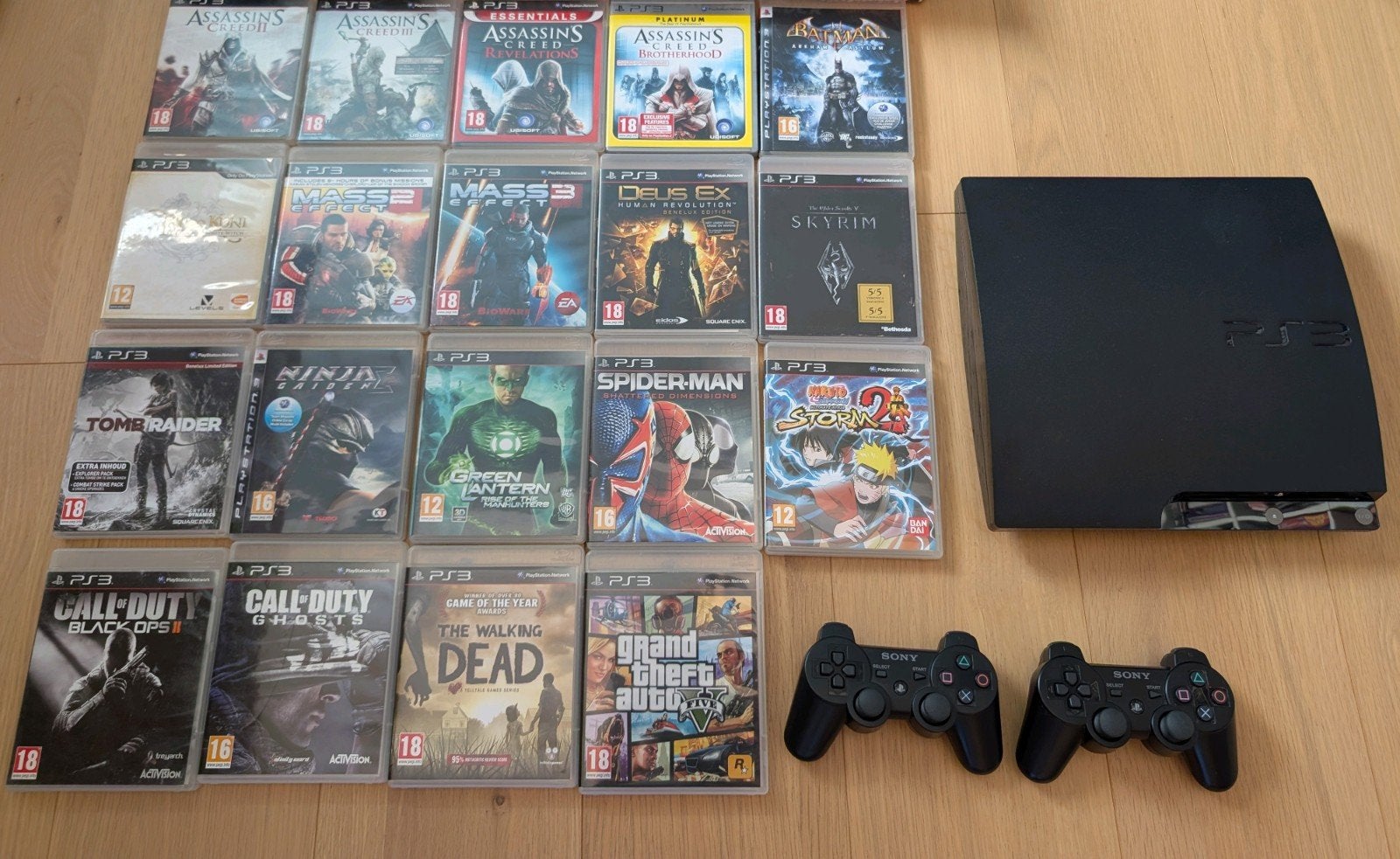 Playstation 3 Slim + 19 games, Consoles de jeu & Jeux vidéo, Consoles de jeu | Sony PlayStation 3, 250 GB, Enlèvement, Utilisé