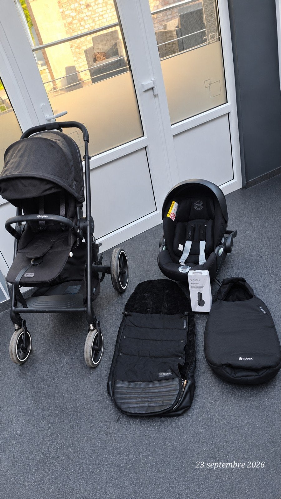 ensmeble pousette cybex, Enlèvement