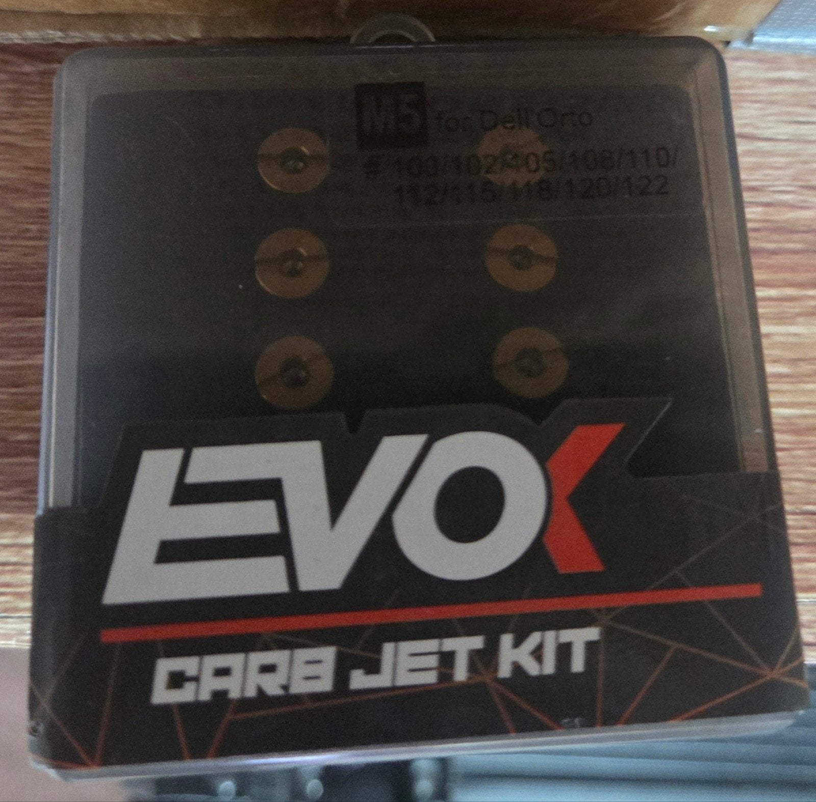 Boite / Kit Gicleurs M5 Dellorto EVOK (100 à122), Motoren, Ophalen