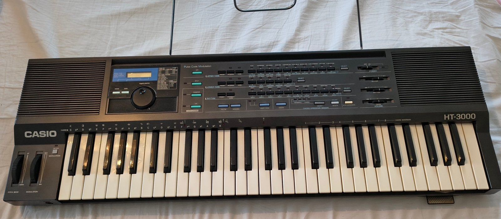 Casio HT-3000 midi keyboard, Muziek en Instrumenten, Keyboards, Ophalen, Casio, Midi-aansluiting, 61 toetsen