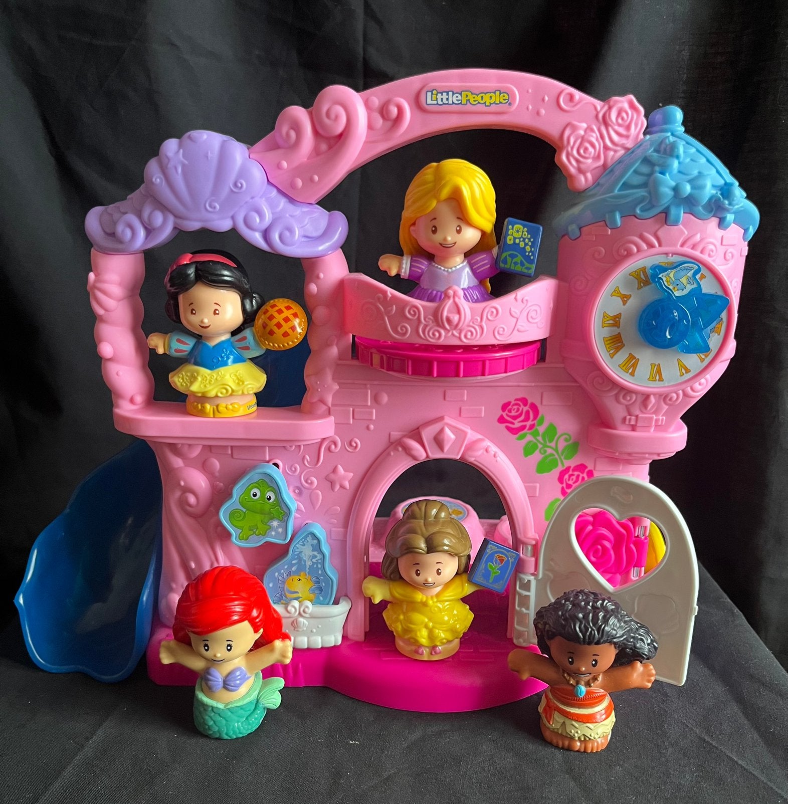 Little people | Disney | Draagbaar prinsessenkasteel, Ophalen of Verzenden, Zo goed als nieuw, Speelset