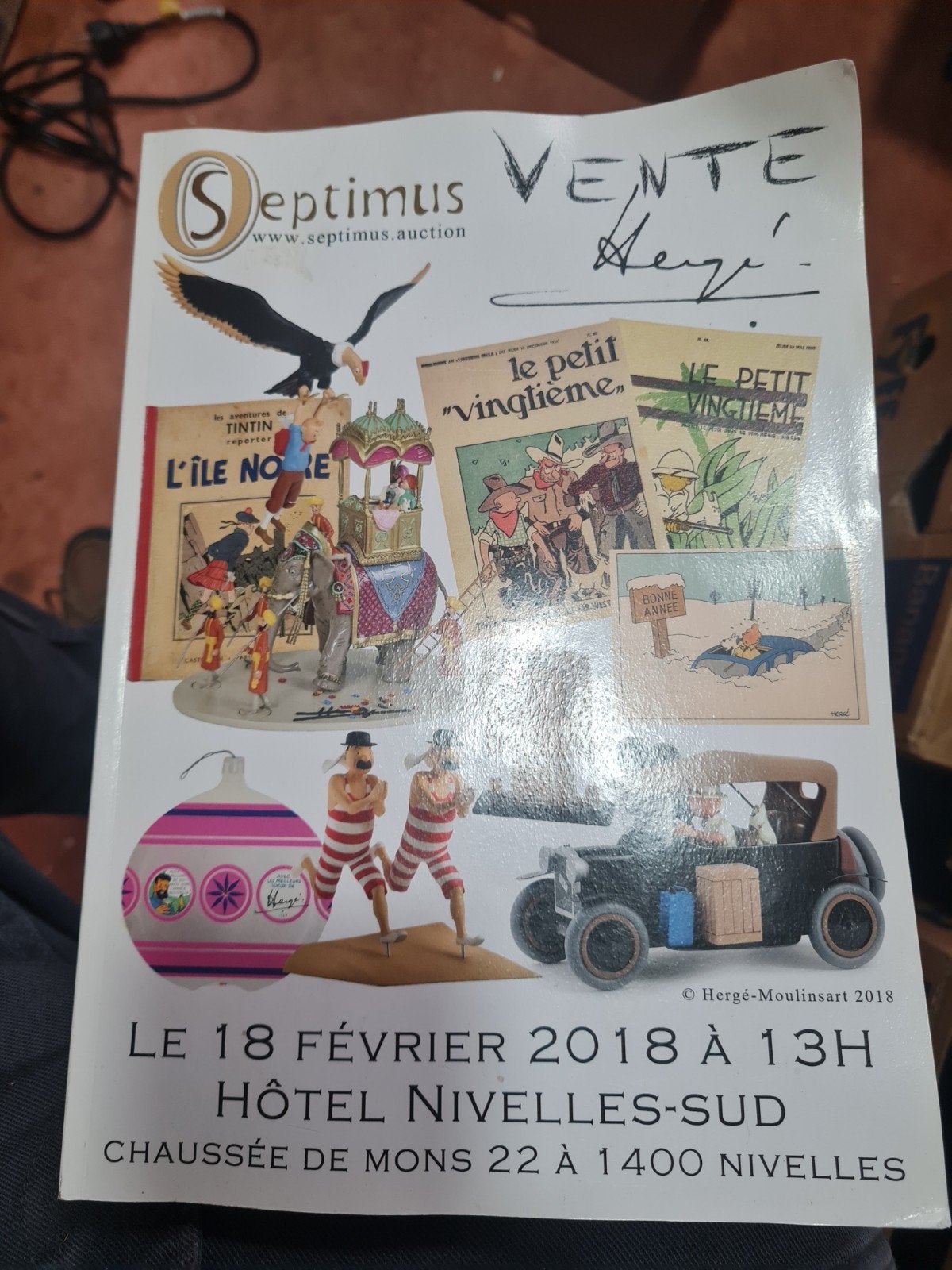 Revues tintin et septimus, Enlèvement ou Envoi