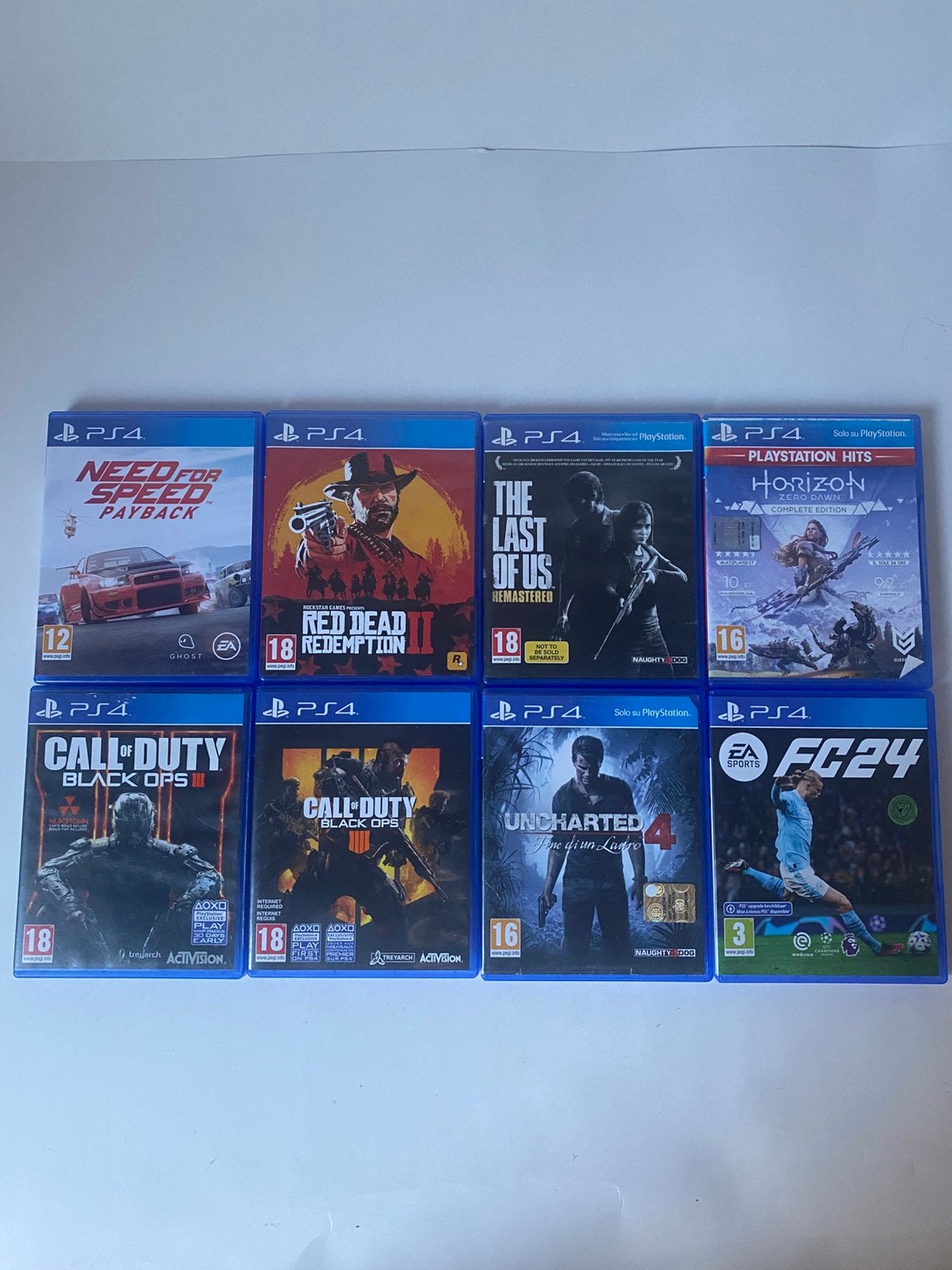 Pack de jeux PS4 — 8 meilleurs jeux | Red Dead Redemption,…, Consoles de jeu & Jeux vidéo, Online, Enlèvement ou Envoi, Aventure et Action