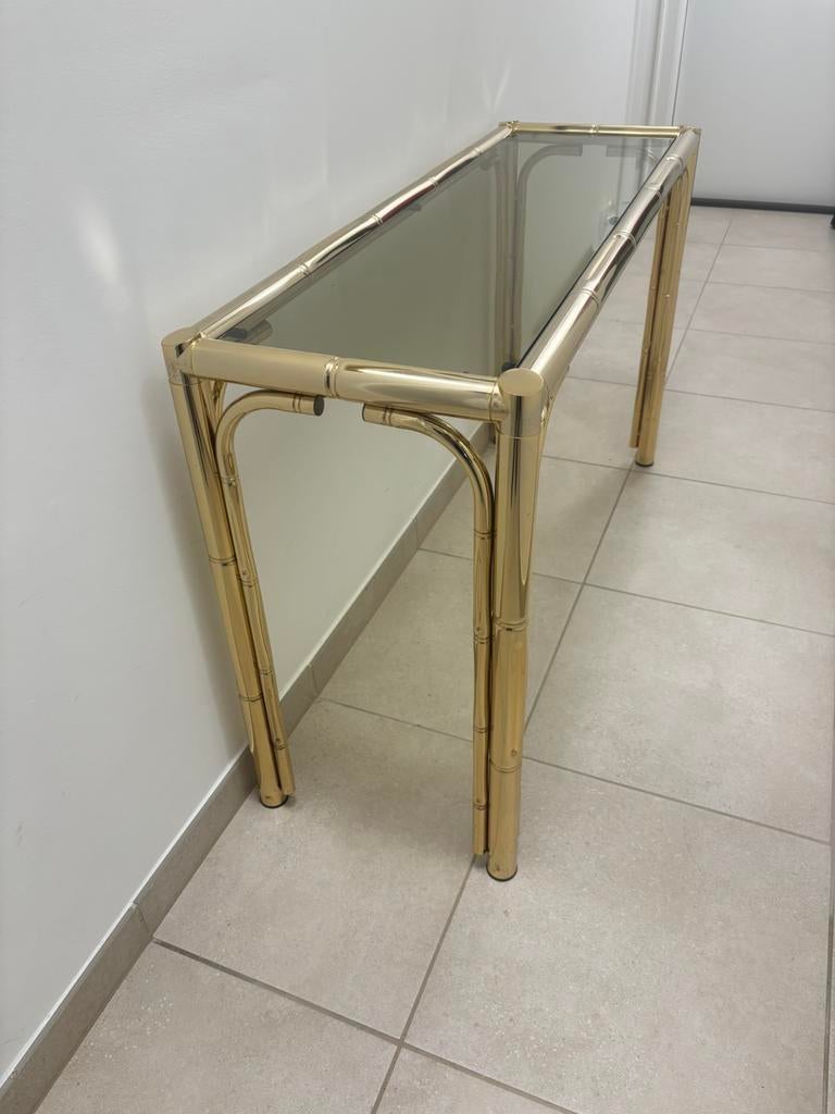 Italiaans Vintage, Mid-Century, Regency, Huis en Inrichting, Tafels | Bijzettafels, Ophalen, Zo goed als nieuw, Rechthoekig