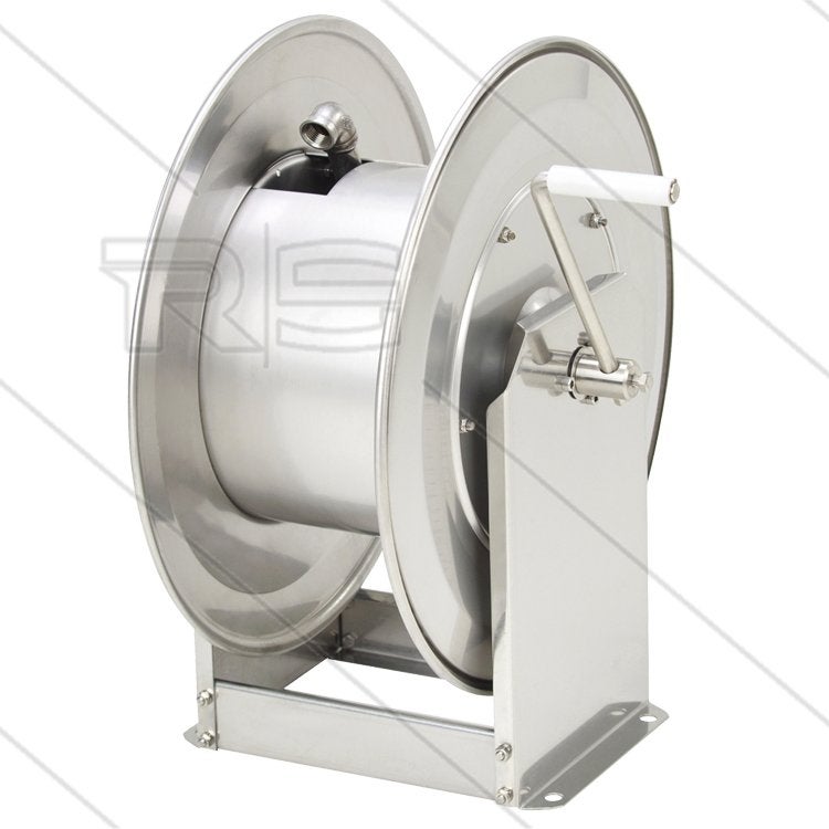 RVS Slanghaspel Dubbel 200 Bar met Swivel, Envoi