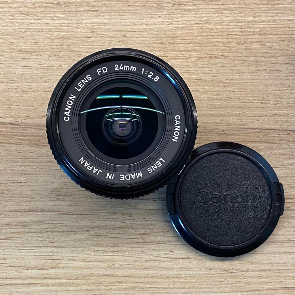 Canon New FD 24mm f2.8 *comme neuf, Enlèvement ou Envoi, Comme neuf, Reflex miroir, Canon