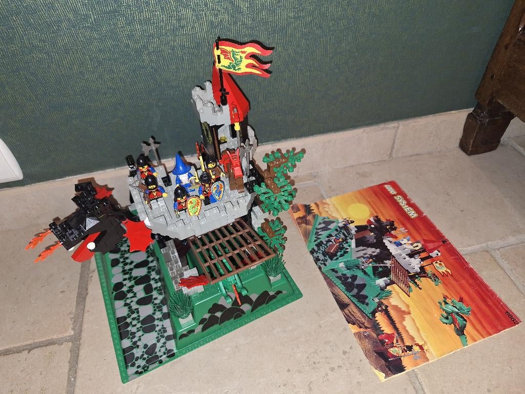 Lego Vintage 6082 Vuurspuwend fort uit 1993, Drakenridder, Ophalen of Verzenden, Zo goed als nieuw, Complete set, Lego