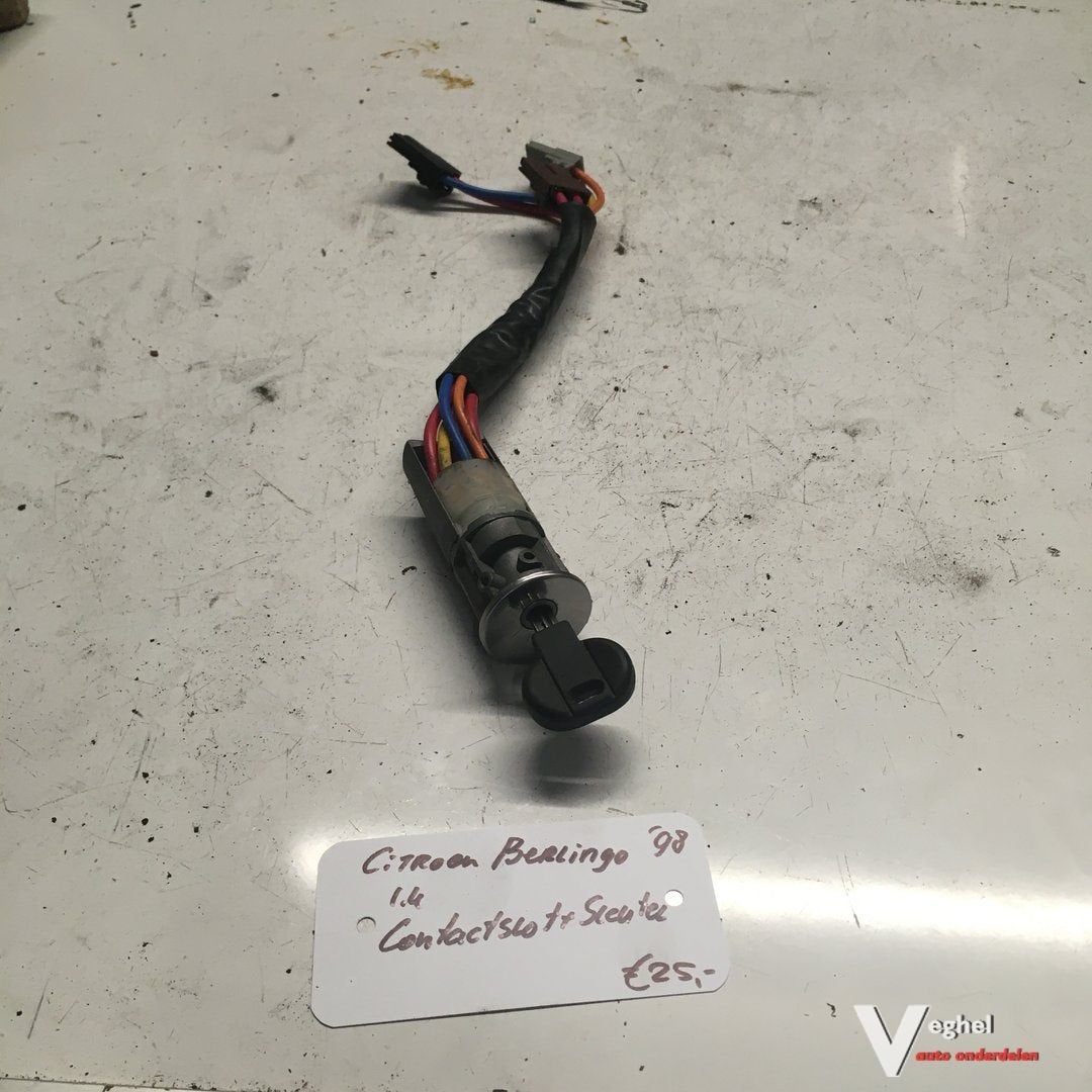Citroen Berlingo 1998  Contactslot met sleutel, Auto-onderdelen, Gebruikt, -, -, Ophalen of Verzenden
