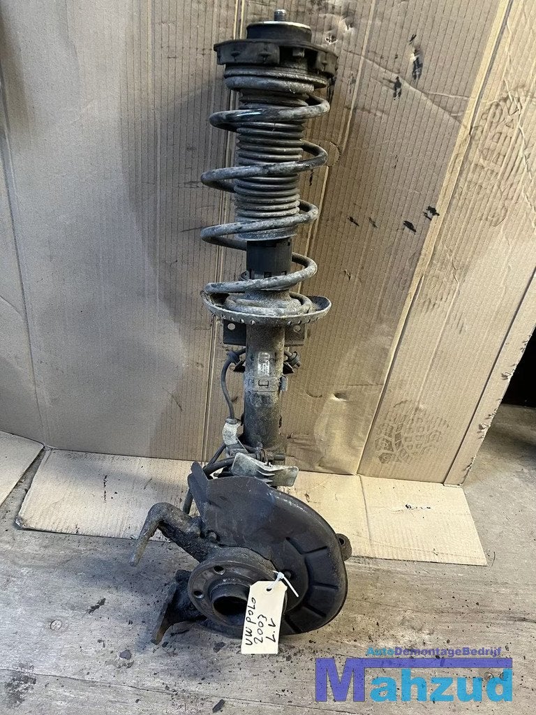 VW POLO 9N 9N2 1.2 links voor veerpoot 2001-2008, Auto-onderdelen, Ophanging en Onderstel, Volkswagen, Gebruikt