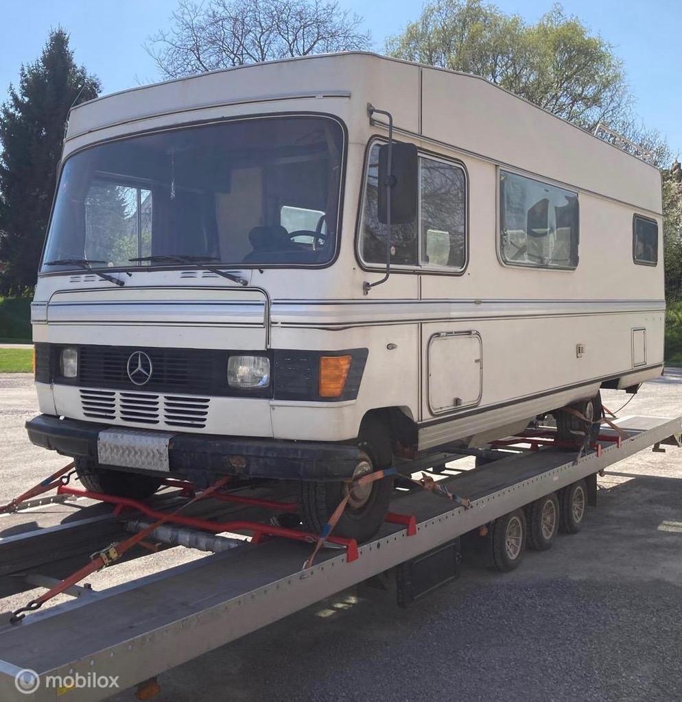 Mercedes Hymer 307D CAMPER HOBBYPROJEKT DUITSE PAPIEREN, 6 à 7 mètres, Boîte manuelle, Mercedes-Benz, Diesel