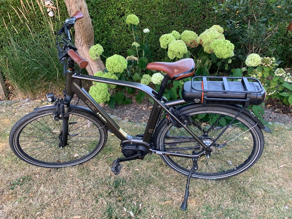 Elektrische Herenfiets Qwic Performance MN7, Fietsen en Brommers, Velgrem, Versnellingen, Zo goed als nieuw, Ophalen