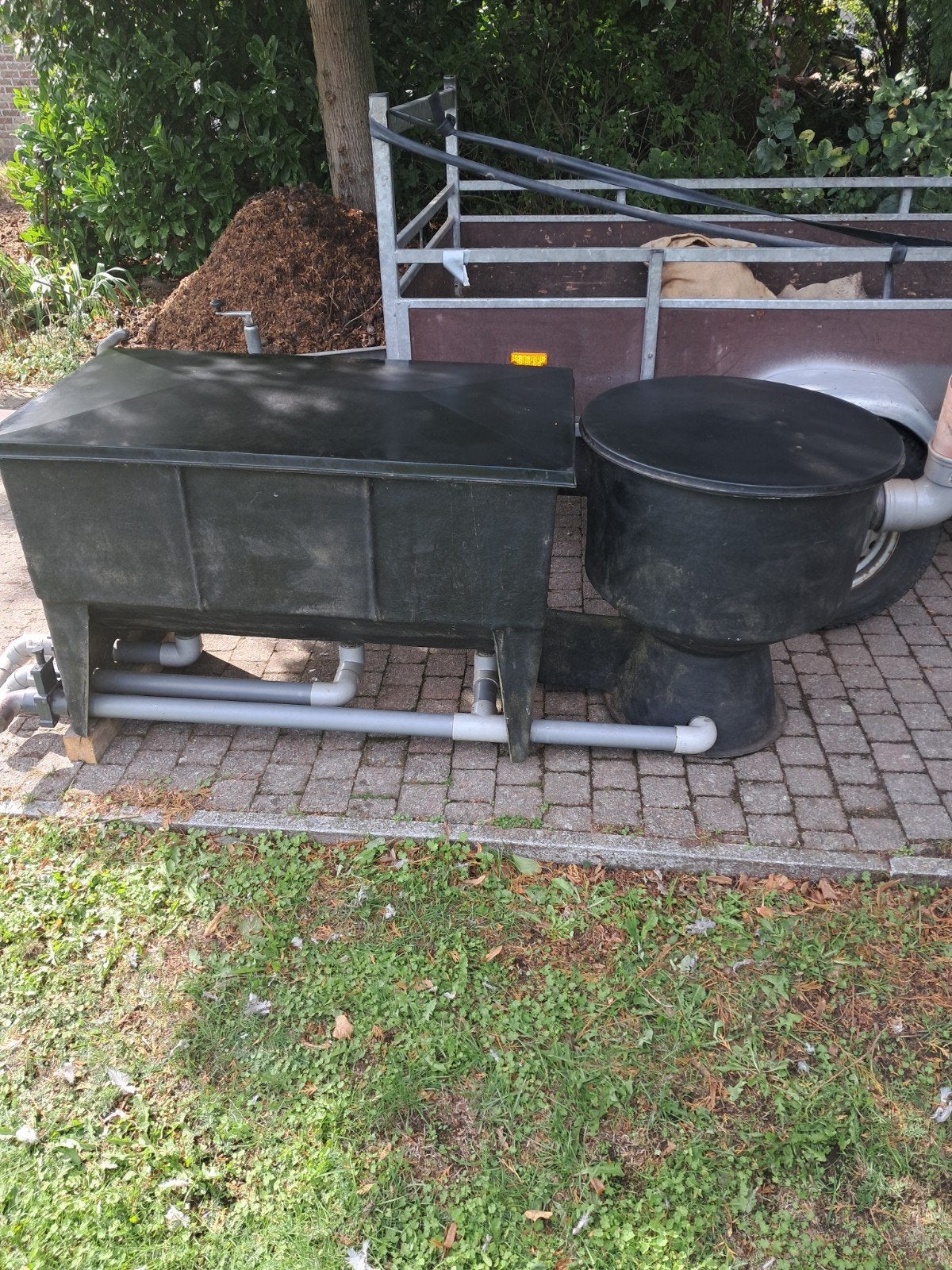 vijverfilter, Jardin & Terrasse, Enlèvement, Utilisé