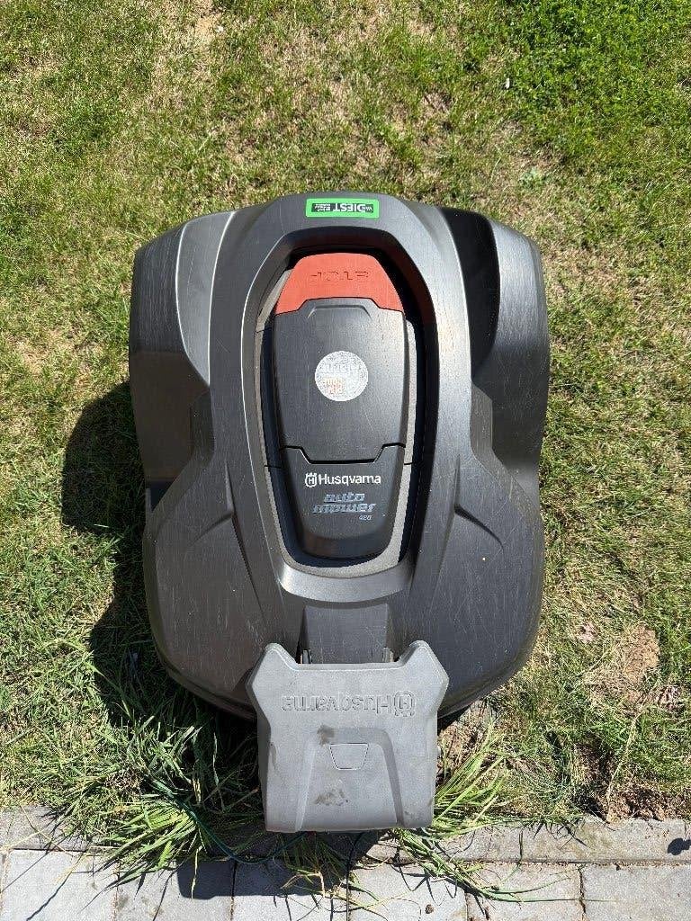Husqvarna Automower 420 — 500€, Jardin & Terrasse, Tondeuses robotisées, Enlèvement ou Envoi, 20 à 25 cm, Avec capteur de pluie