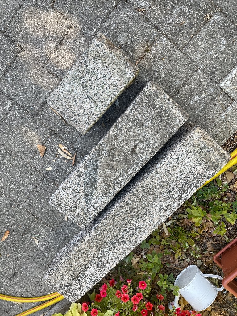 zuilen in natuursteen, Tuin en Terras, Ophalen, Gebruikt, Overige typen, Natuursteen