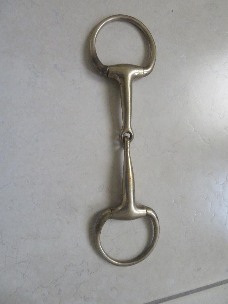 Mèche à croquer pour cheval en cuivre 15 cm en parfait état, Enlèvement, Comme neuf, Autres espèces