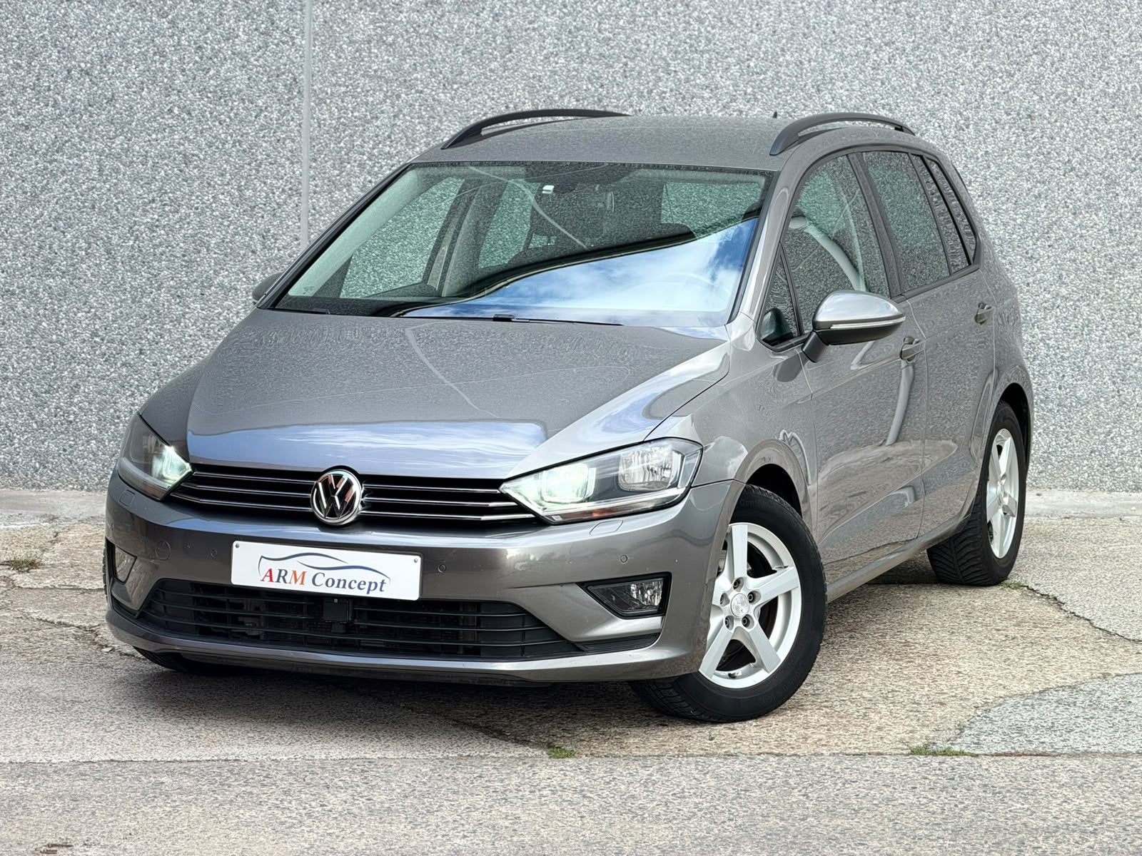 Volkswagen Golf Sportvan 1.6 Diesel 11/2014 EURO 6, Bluetooth, Argent ou Gris, Achat, Euro 6