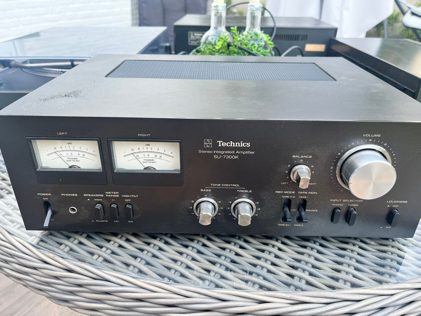 Technics stereo platenspeler radio casette, Ophalen, Gebruikt, Platenspeler, Technics