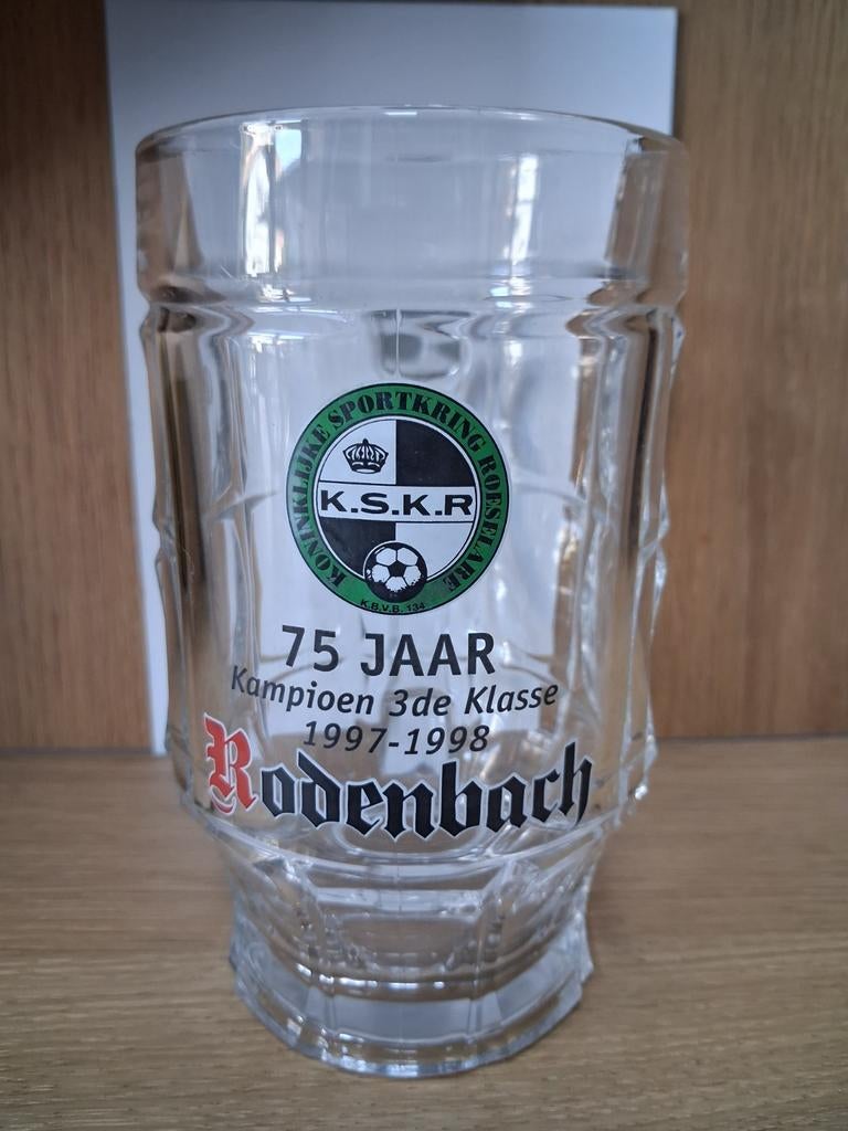 Rodenbach Sporting Roeselare, Verzamelen, Glas en Drinkglazen, Nieuw, Bierglas, Ophalen