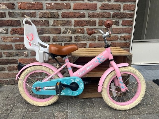 kinderfietsje, Fietsen en Brommers, Fietsen | Kinderfietsjes, Ophalen, Gebruikt, Terugtraprem, 16 tot 20 inch