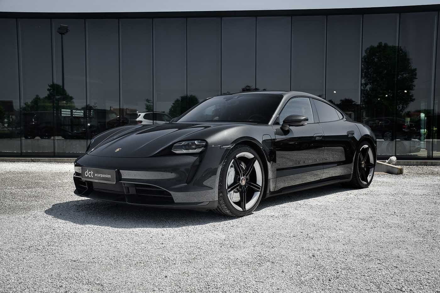 Porsche Taycan Turbo RearAxle 2nd Display 21' Alu Matrix Pan, Autos, Porsche, Cuir, Argent ou Gris, Achat, 460 kW