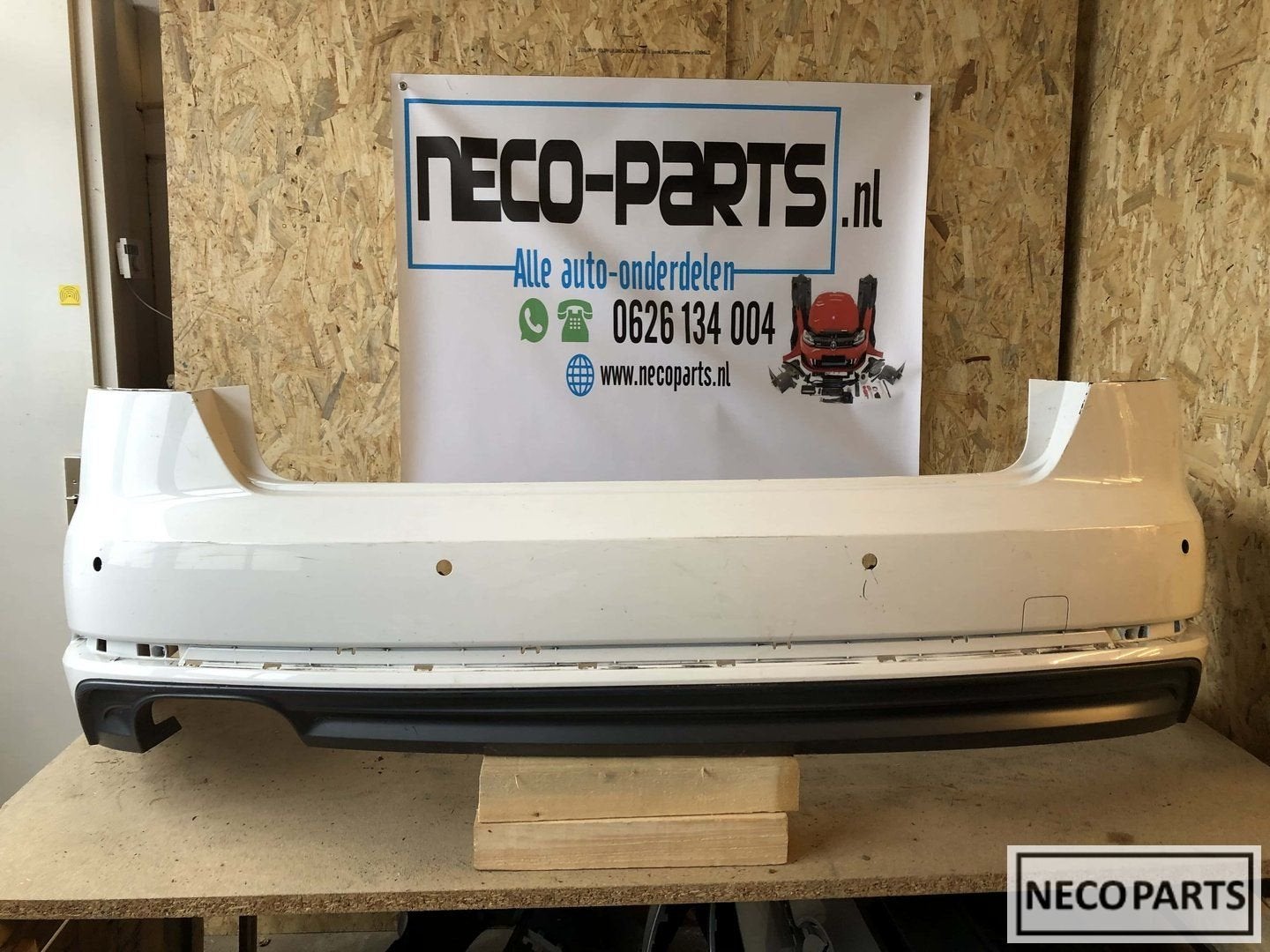 Audi A4 b9 8w S4 s line bumper sedan voorbumper, Arrière, -, Audi, Enlèvement