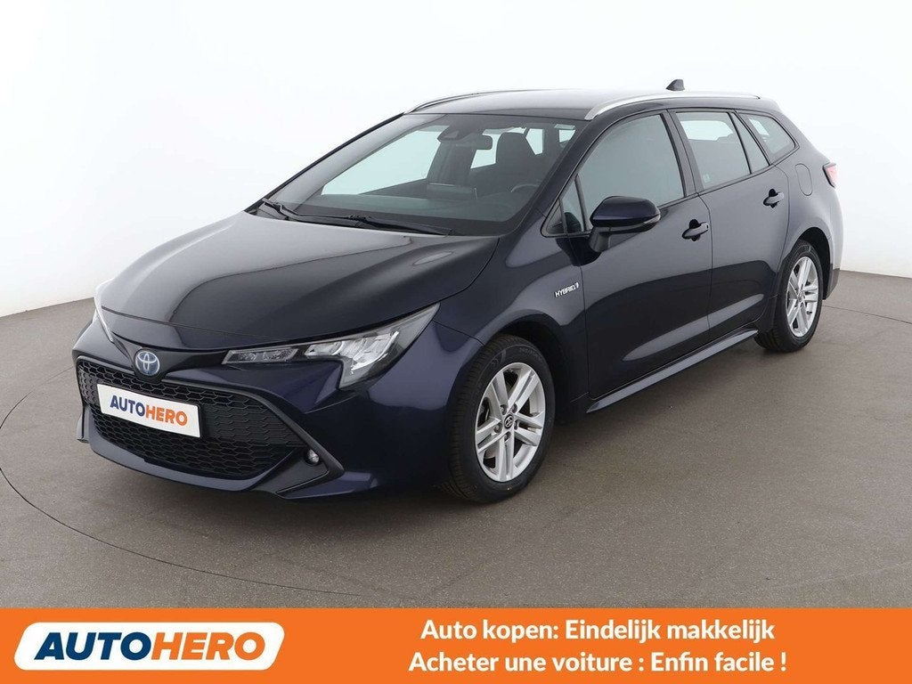 Toyota Corolla 2.0 Hybrid Comfort (bj 2021, automaat), Auto's, Toyota, Stof, Gebruikt, Blauw, Corolla