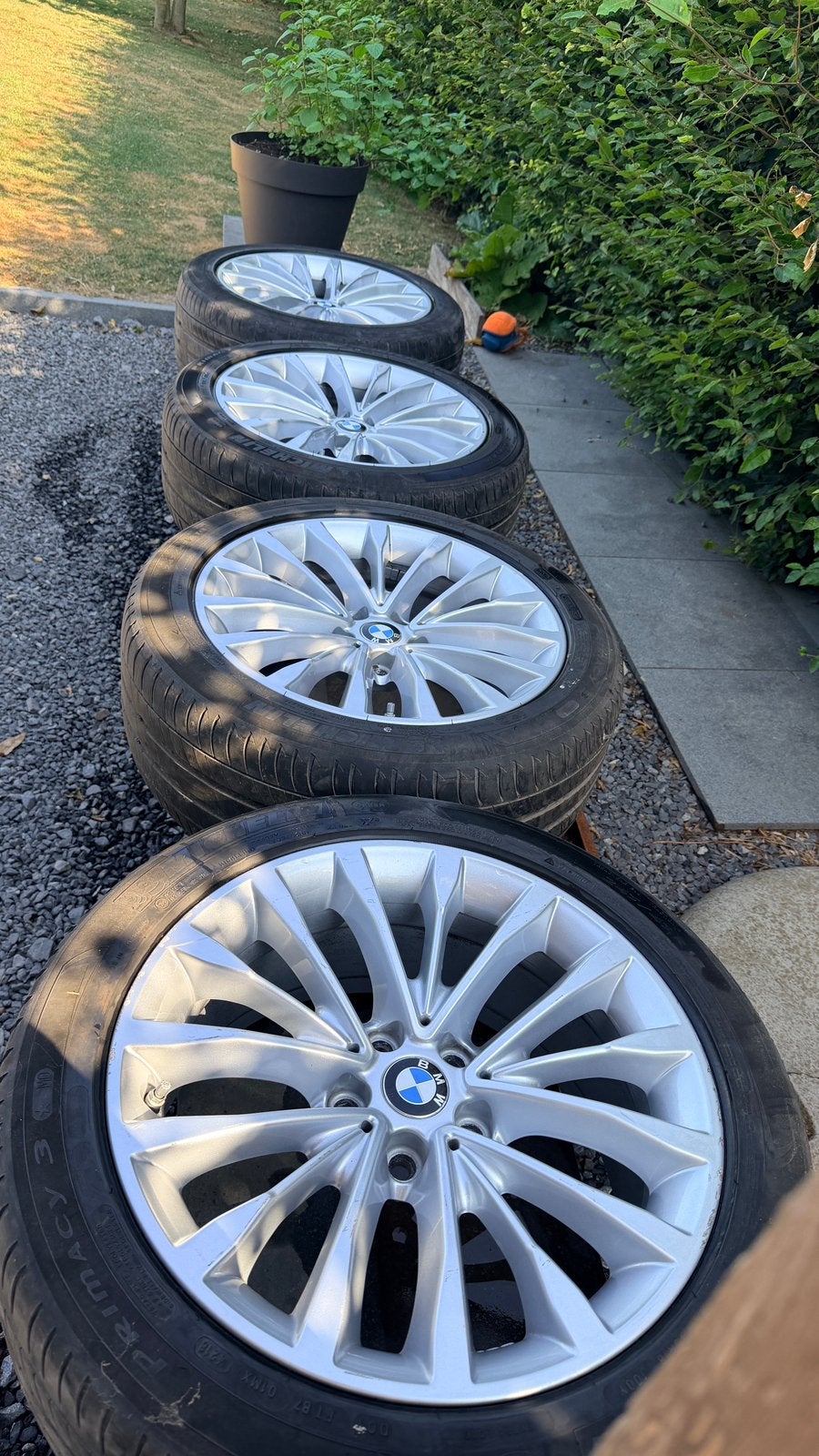 4 jantes BMW 18’ 245-45-18, Autos : Pièces & Accessoires, Pneus & Jantes, Pneus et Jantes, 245 mm, Véhicule de tourisme, Pneus été