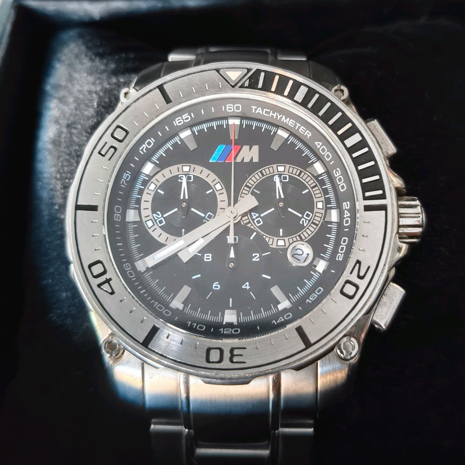 BMW Motorsport Chronograph watch, Handtassen en Accessoires, Horloges | Heren, Ophalen